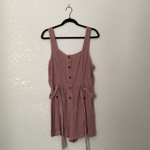 American Eagle dusty pink romper